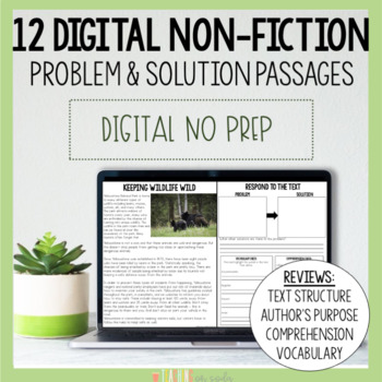 Google Classroom Non-Fiction Problem & Solution Passages (Digital Version)